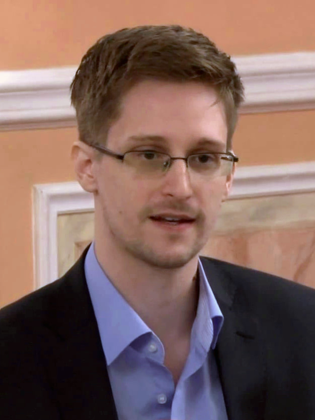 Von https://www.youtube.com/user/TheWikiLeaksChannel - Derived from: File:Edward Snowden speaks about government transparency at Sam Adams award presentation in Moscow.webm @20s, CC BY 3.0, https://commons.wikimedia.org/w/index.php?curid=28971285